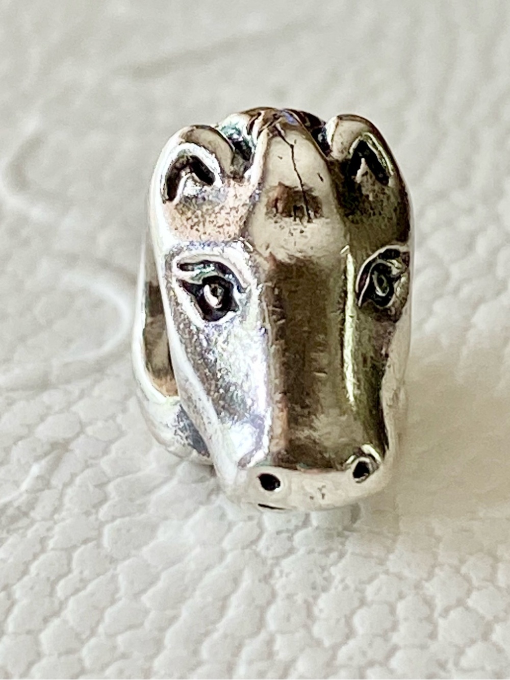 Authentic Pandora Silver Horse Head Charm ~ Retired